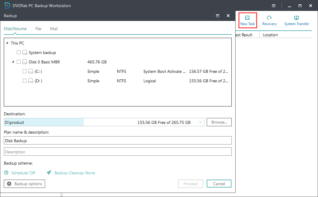 Windows 8 DVDFab PC Backup full