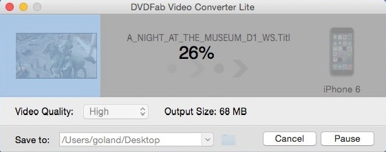 DVDFab Video Converter Lite for Mac 1.1.0.0 full