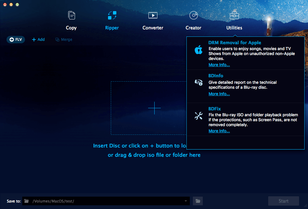 DVDFab Mac DRM Removal for Apple screenshot
