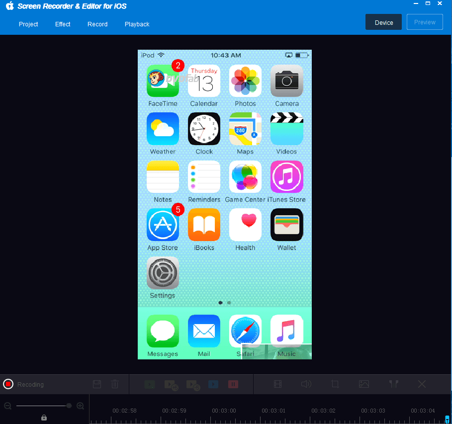 DVDFab Screen Recorder & Editor for iOS 10.2.1.7