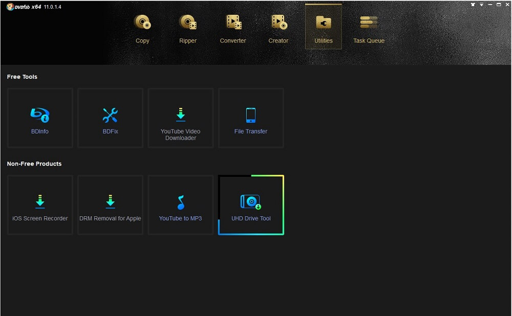 DVDFab UHD Drive Tool 11.0.6.5