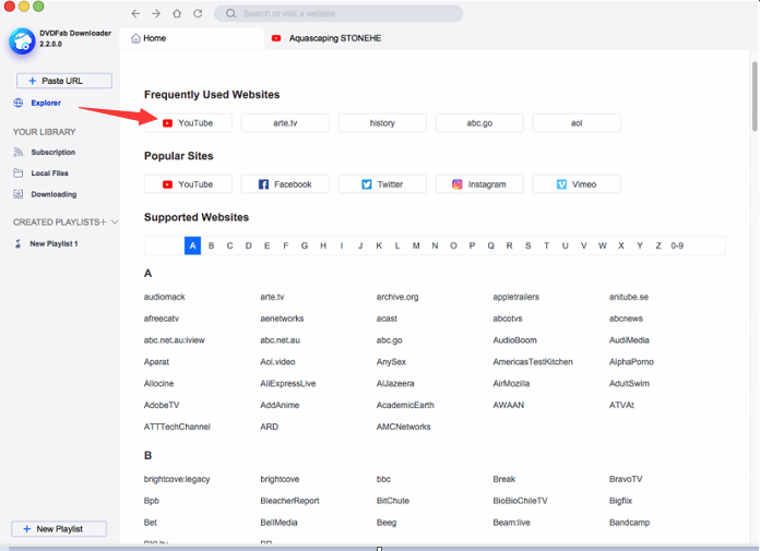 DVDFab Video Downloader for Mac 11.0.2.8 DVDFab Video Downloader for Mac 11.0.2.8