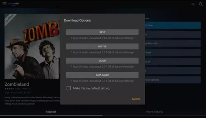 How to download an  Prime video and play it offline to my