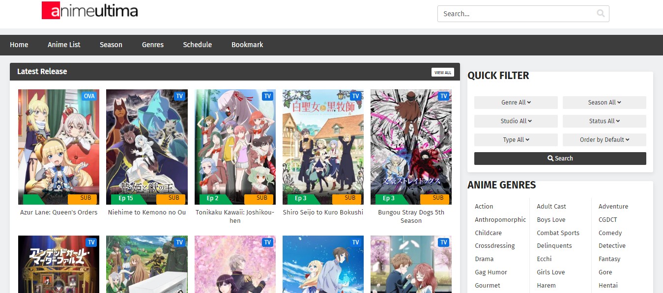 Animesuge - Streaming English Anime Online Free