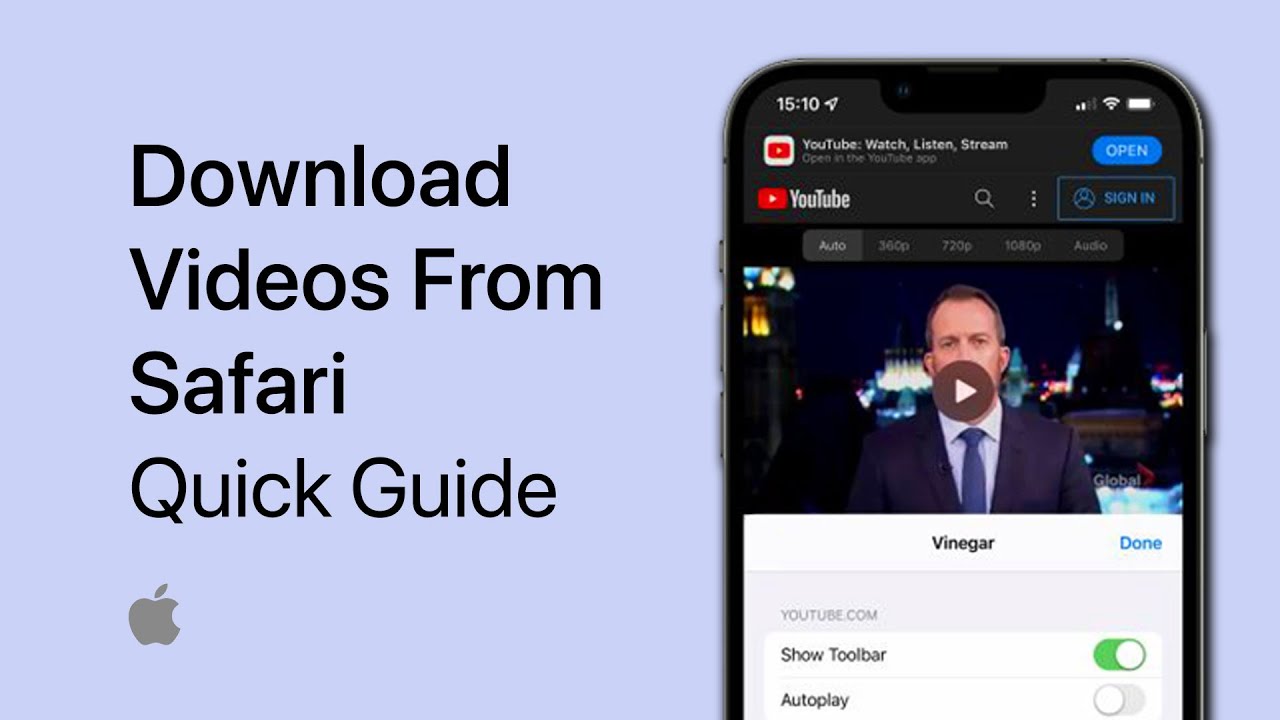 download videos from safari