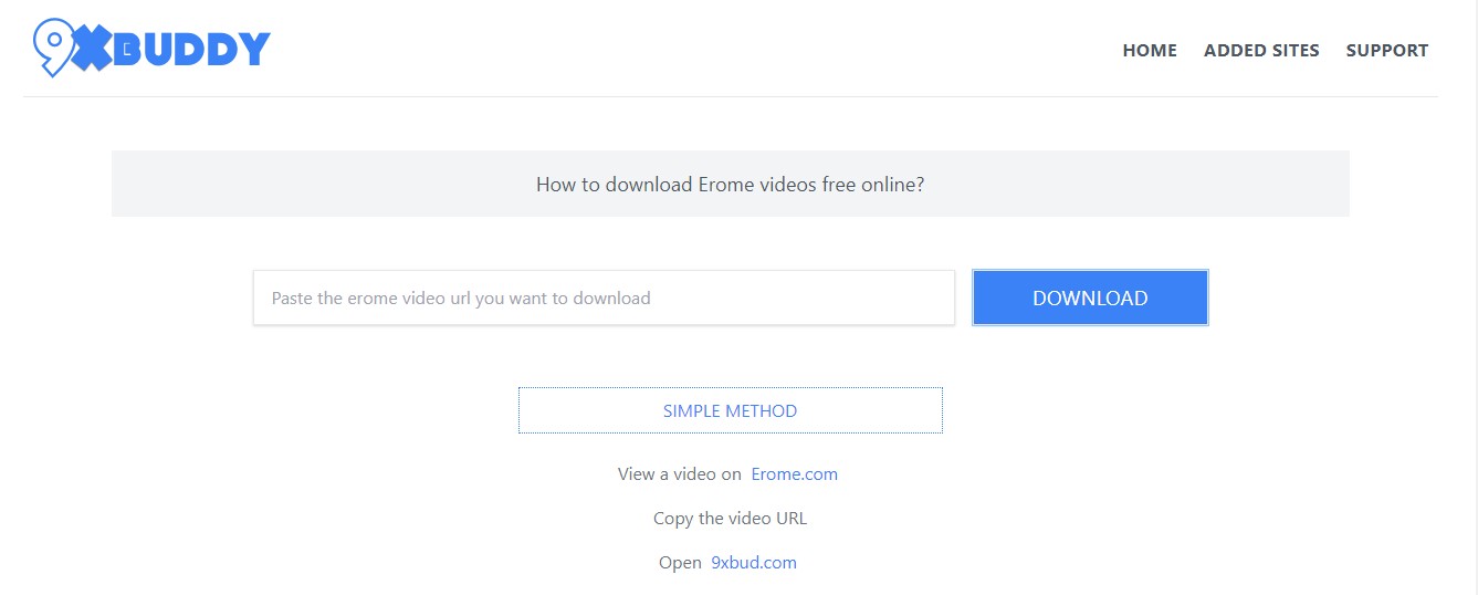 download erome video online with 9xbuddy