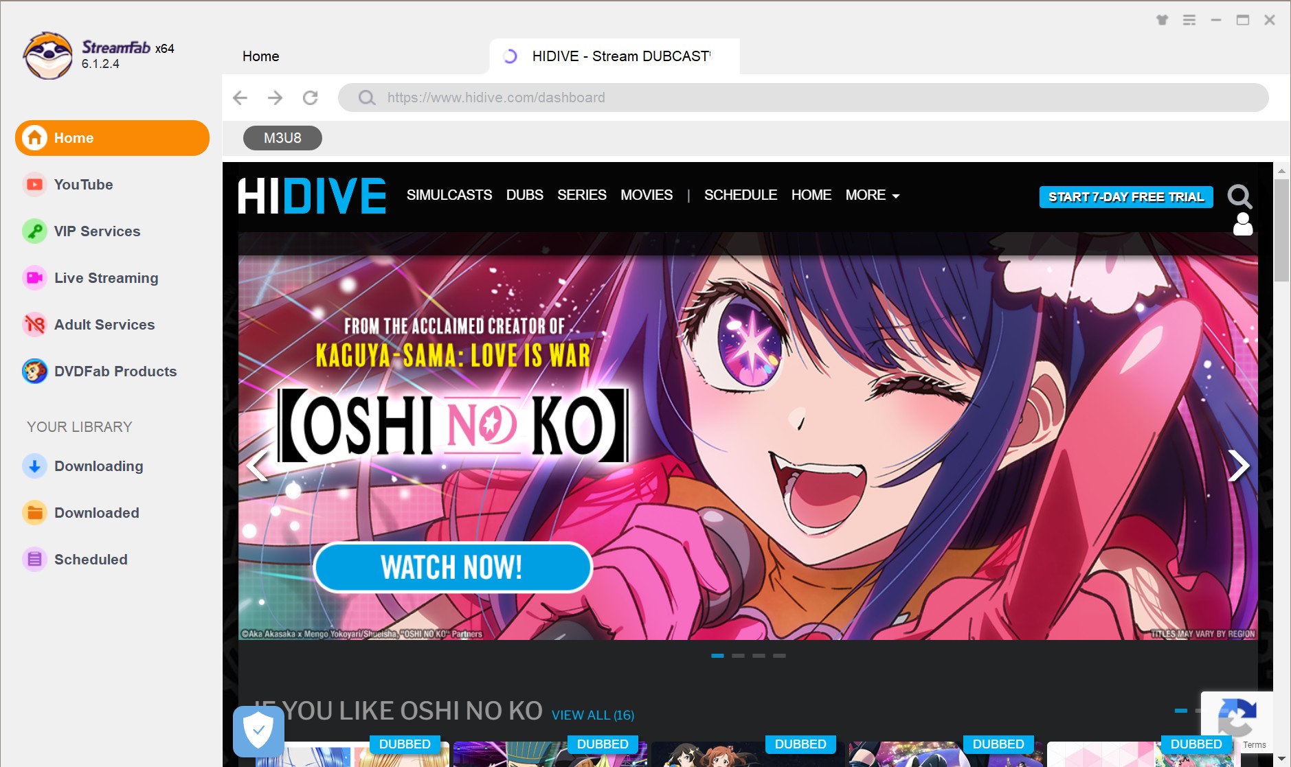 Top 10 Anime on HIDIVE According to MAL