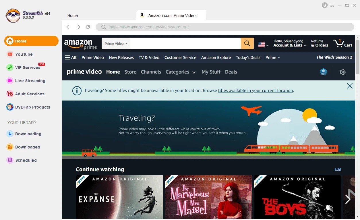 Playon amazon sales prime not working