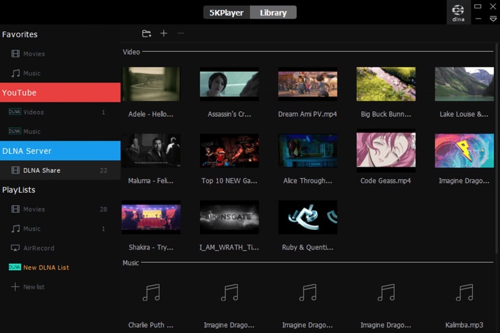 5KPlayer – Best Free Media Player for 4K UHD Playback on Windows