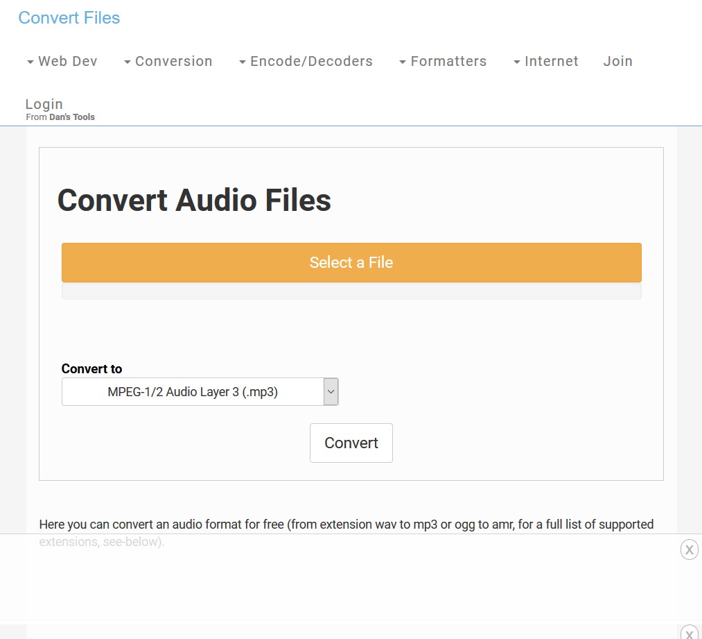 Free Online Video to Audio Converter