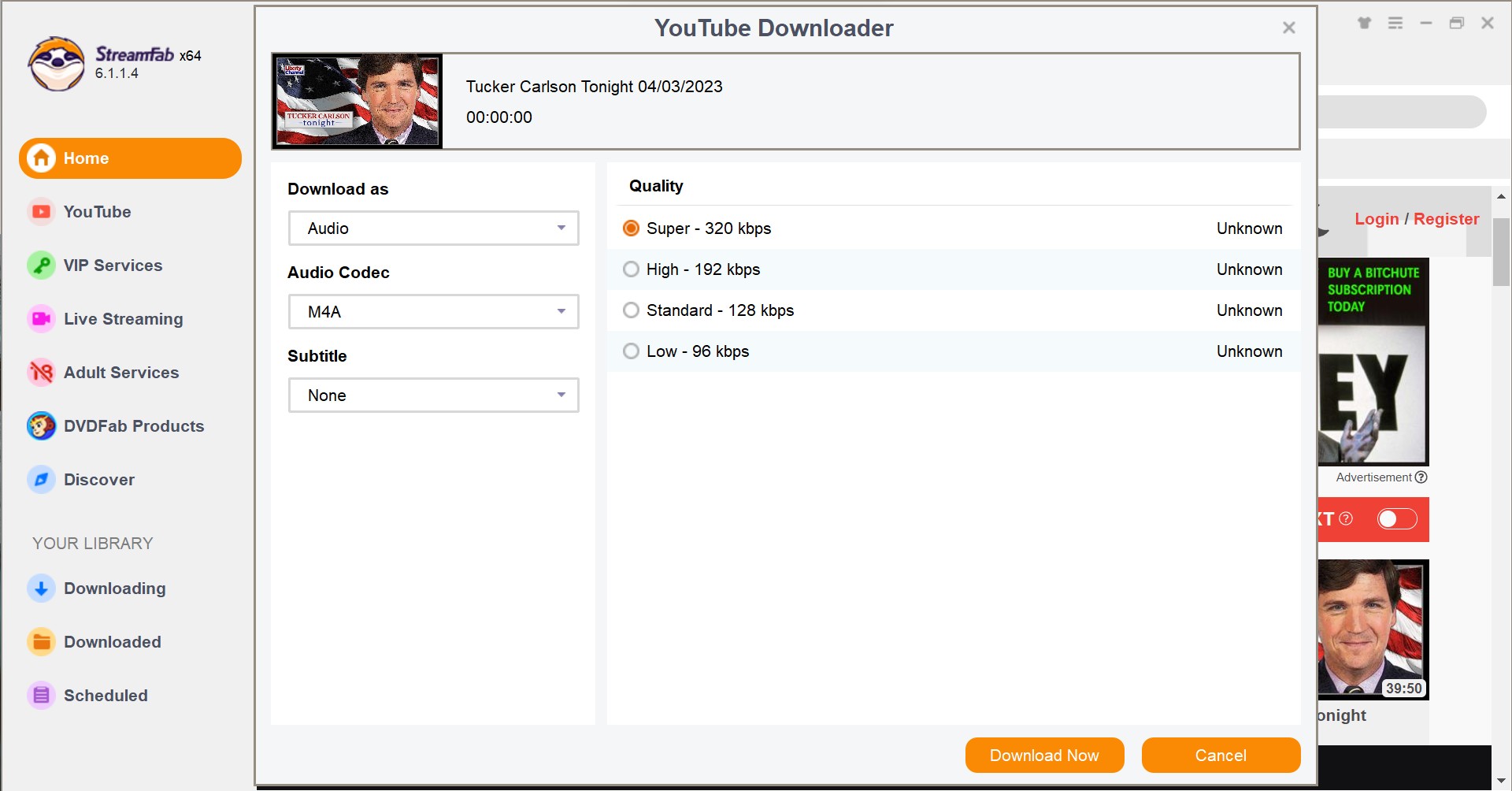 download bitchute videos