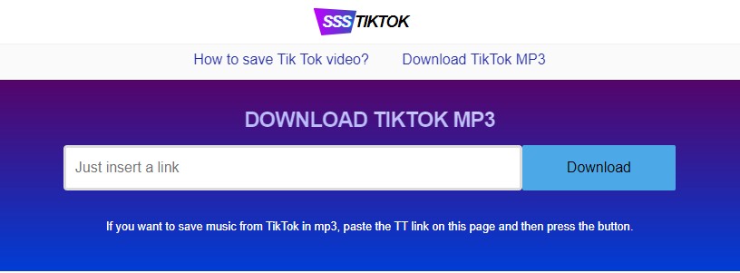 Download TikTok MP3 with Free Online TikTok Audio Downloader