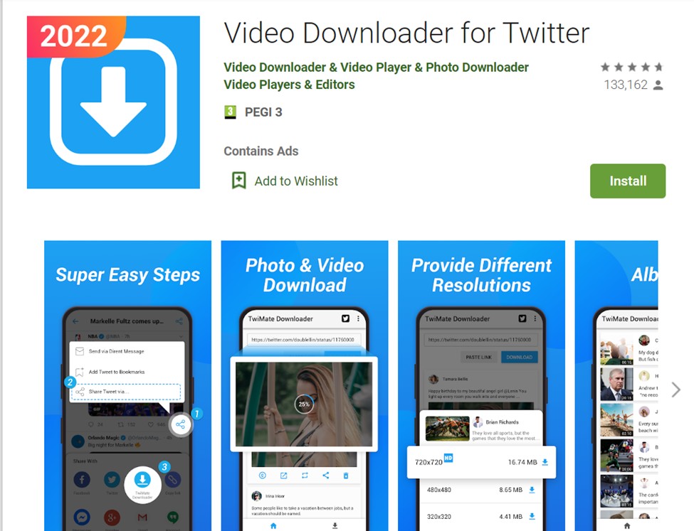 Twitter video downloader
