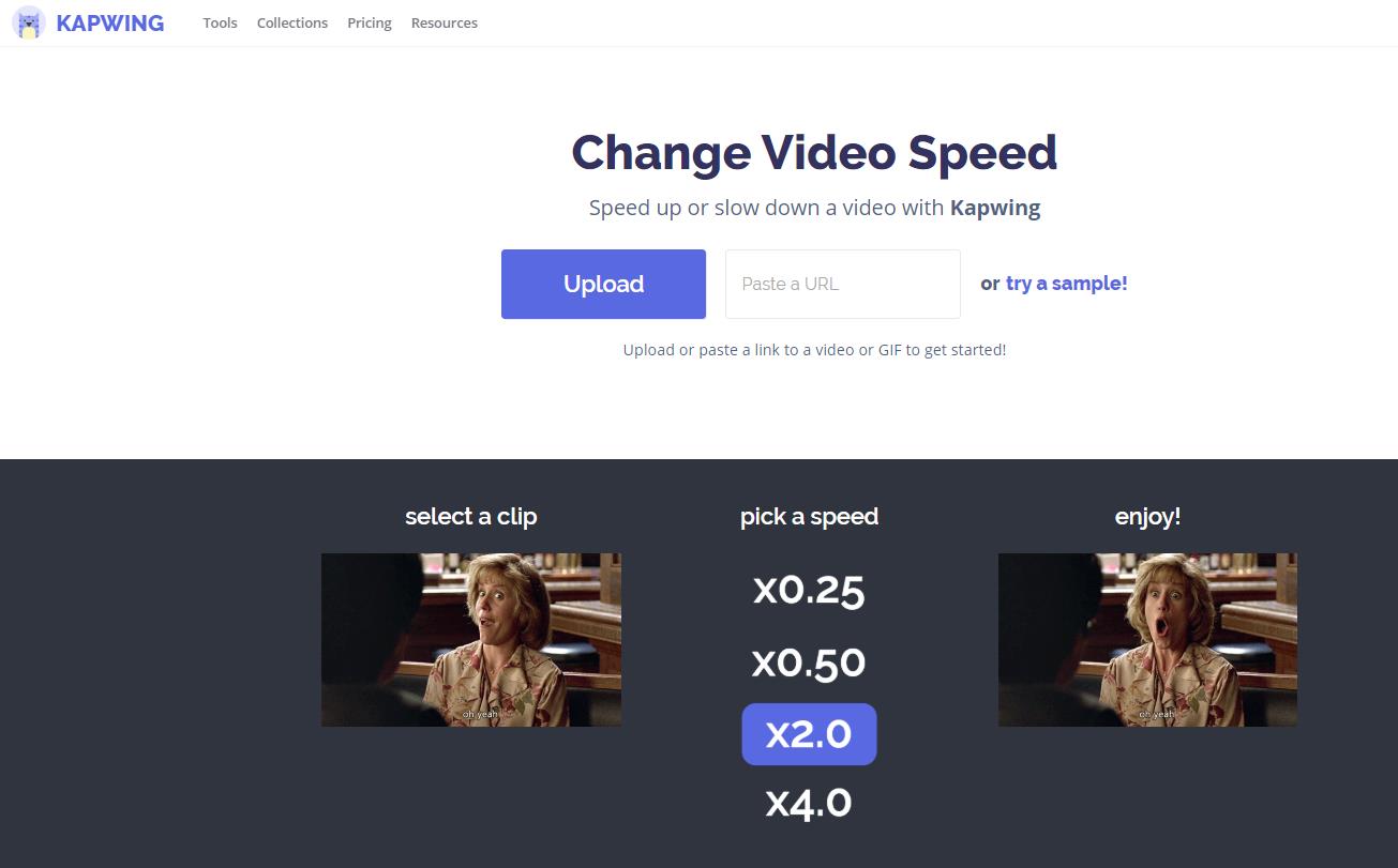 A good choice for online video editor fast motion