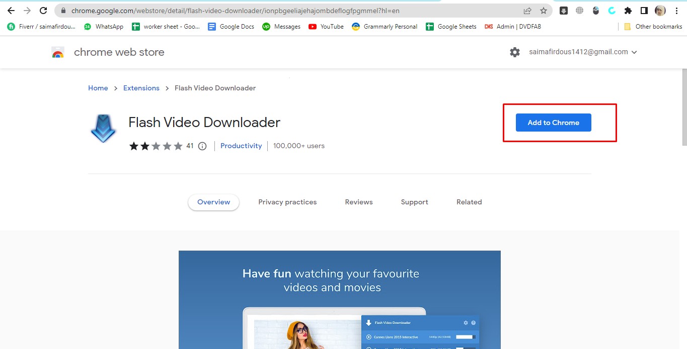 the flash video downloader