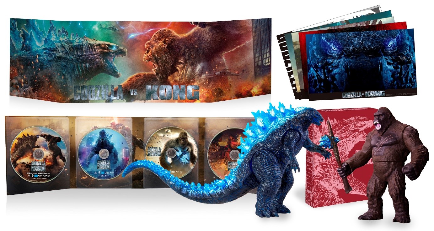 Monsterverse Godzilla 4 Film Collection DVD and Blu-ray set revealed!