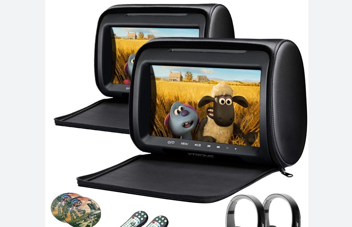 Option audio dvd headrest discount