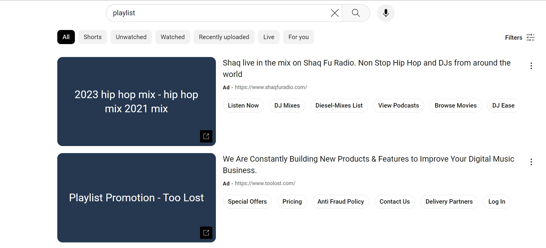 Watch unlisted online youtube videos