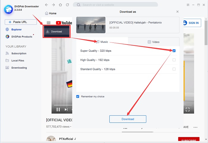 Télécharger de la musique en ligne vers des mp3 hors ligne