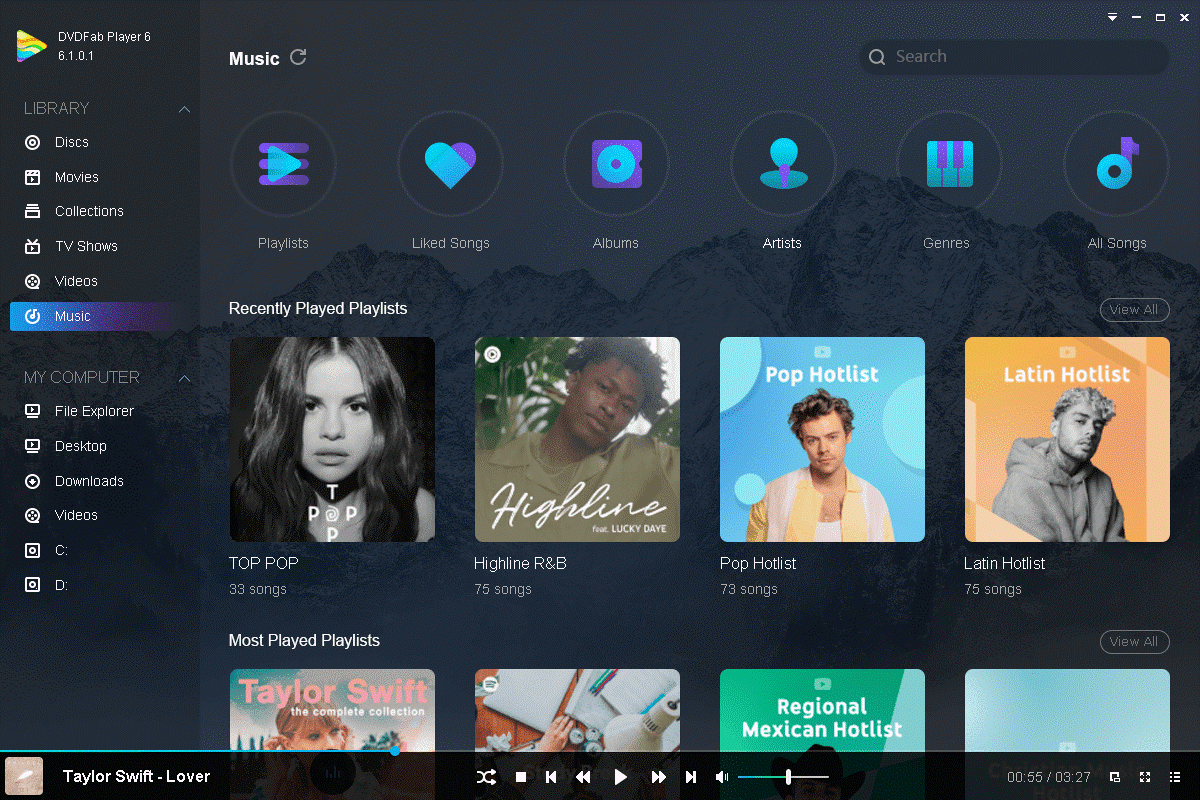 leawo blu ray player keyboard controls