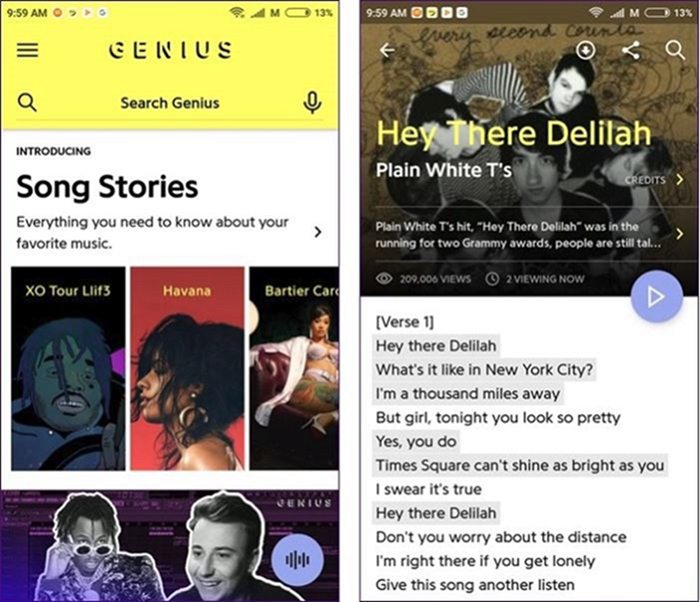 What's the best Android music player with lyrics search support and keep it in offline? - Quora
