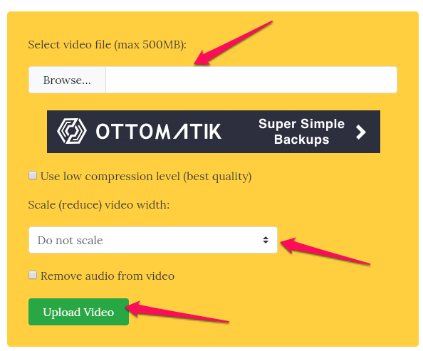 How to reduce mp4 file size 