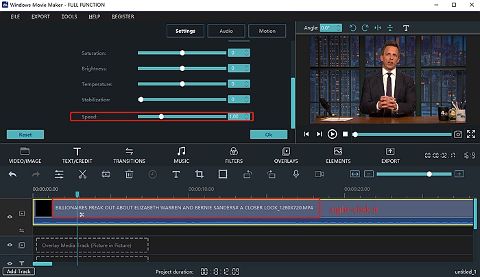 Speed up Videos in Windows 10