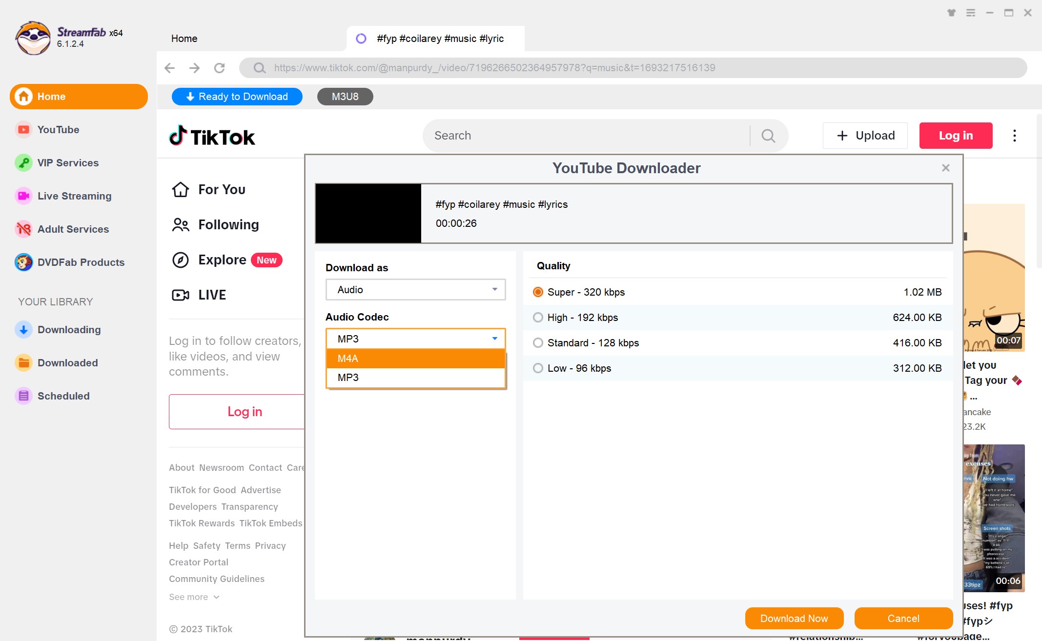 SSSTikTok  Browser Tool For TikTok Music Downloader