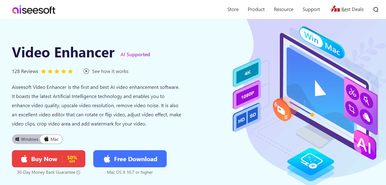 Top 7 Video Resolution Enhancer Features, Steps & Comparison
