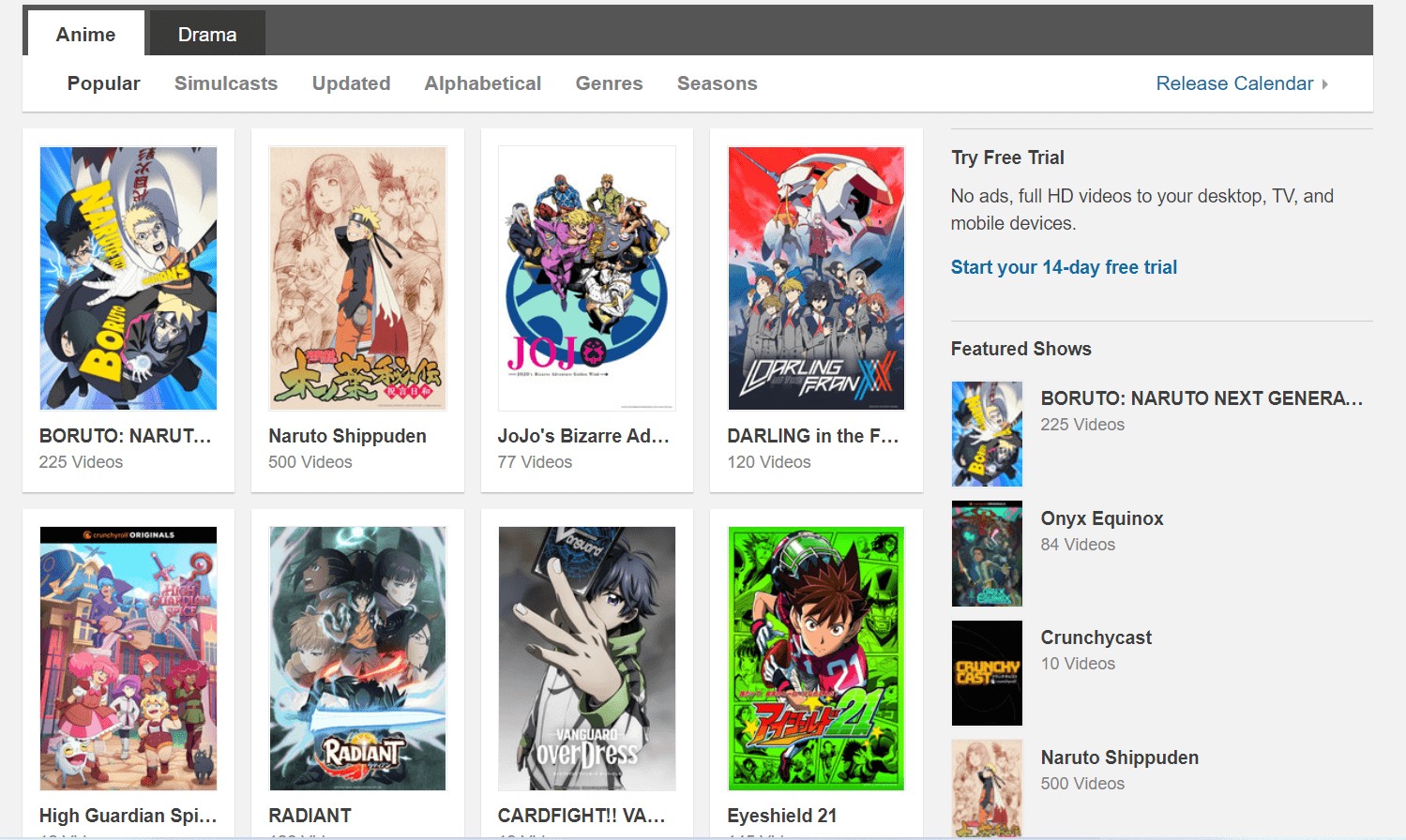 Free websites for Anime  Watch Online Your Favorite Anime Show