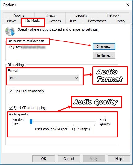 How to Rip a CD with Windows Media Player?