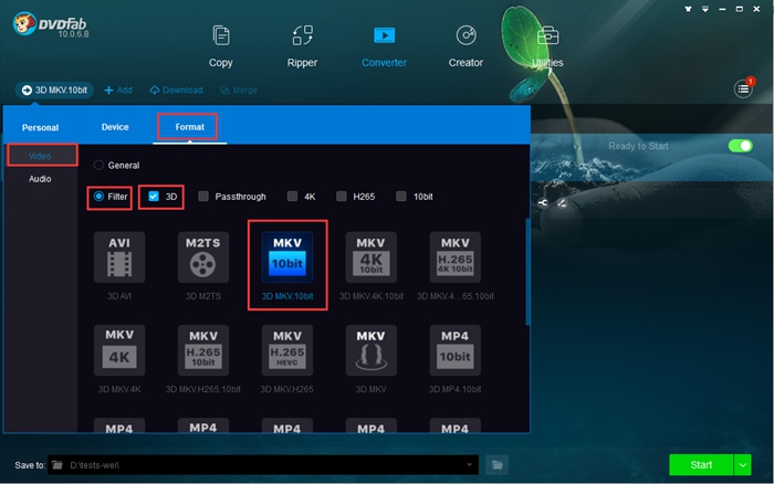 3d video converter 3d video format