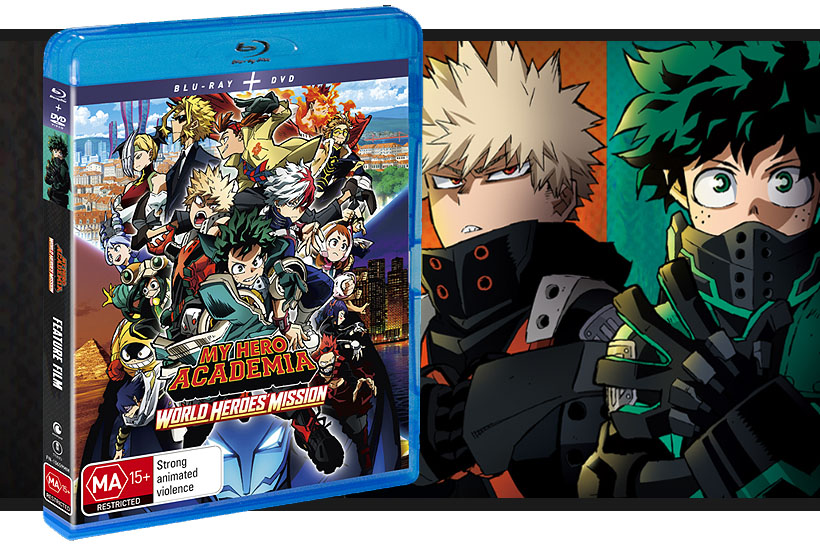 My Hero Academia The Movie: World Heroes' Mission BD/DVD in Japan